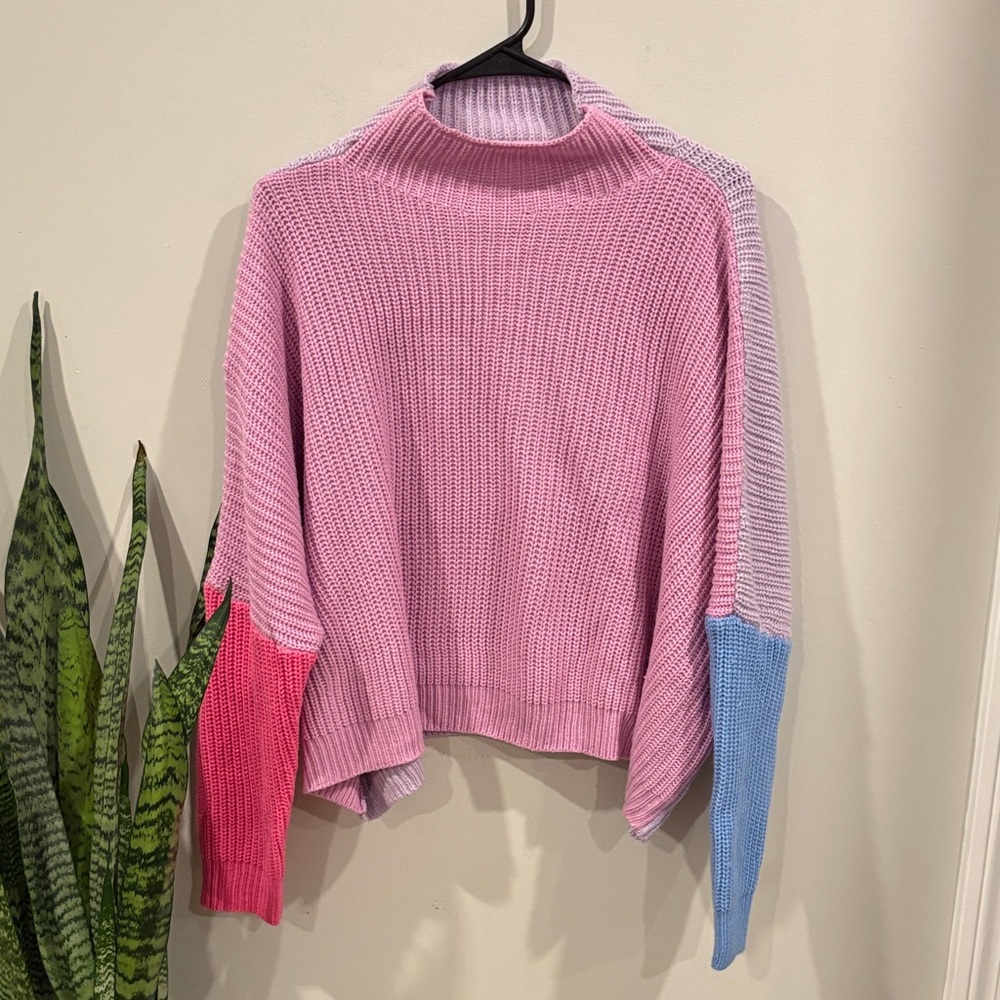 Oversized Colorblock Sweater